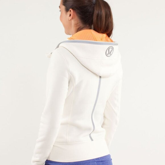 Lululemon Uba Hoodie *Reflective Polar Cream / Creamsicle Pop! - Picture 5 of 10